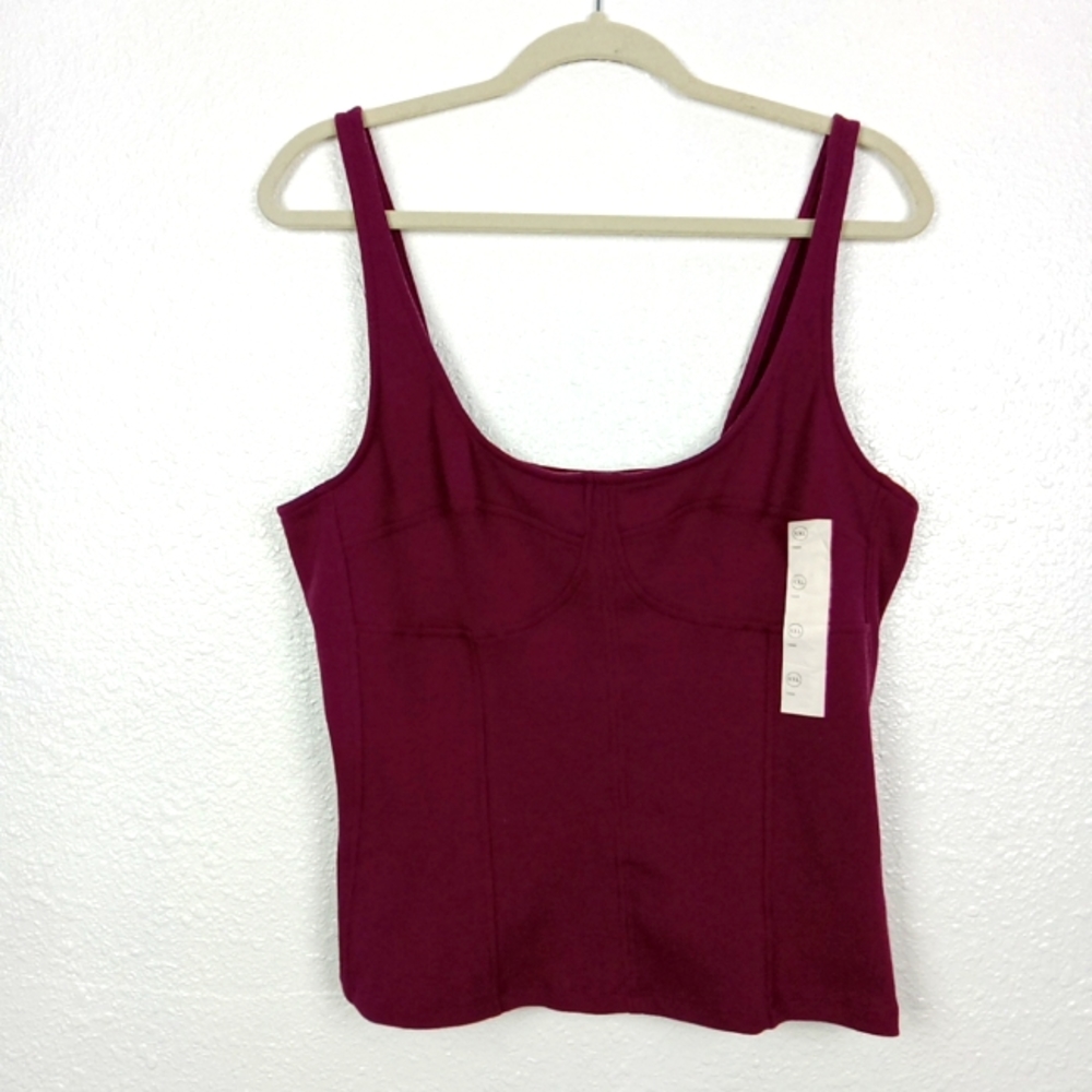Universal Thread Tank Top Women's XXL Burgundy Sleeveless Cami NWT